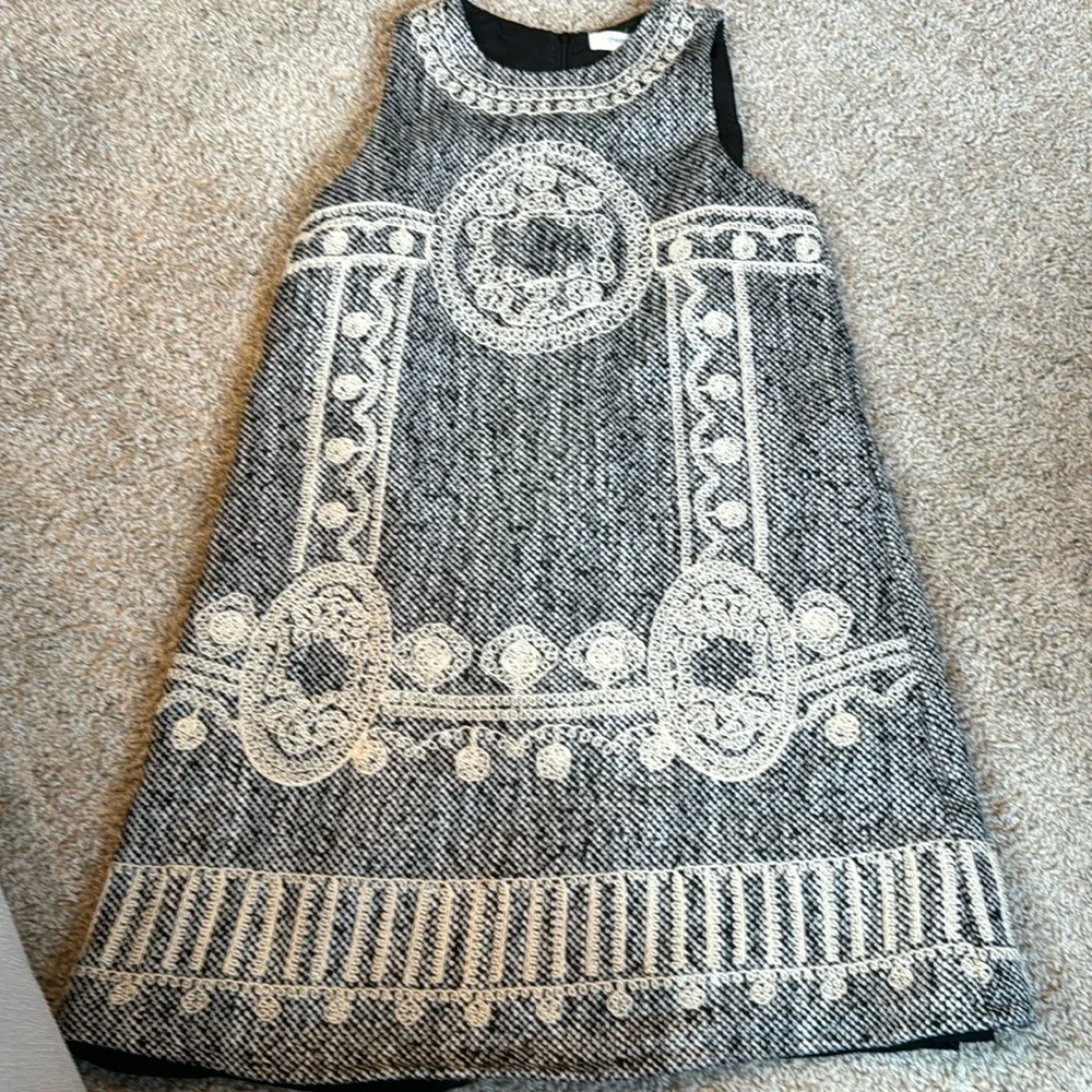 Vintage Freeway wool embroidery dress - Picture 2 of 12